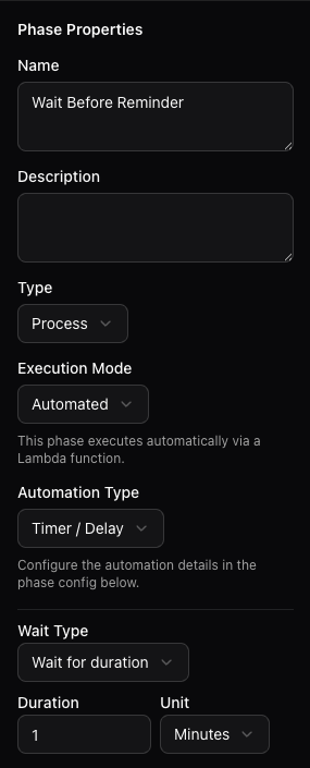 Timer phase configuration